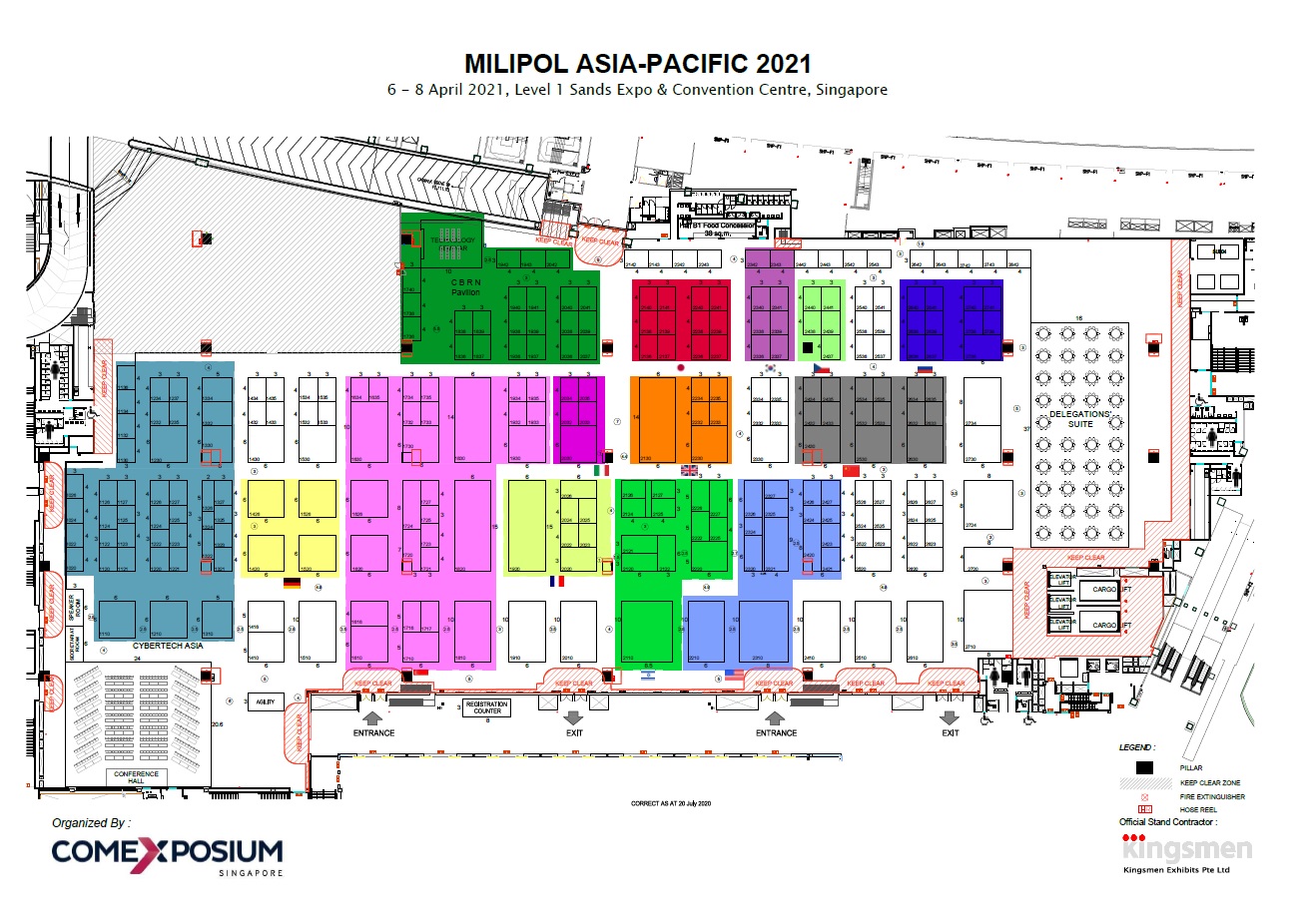 Floor Plan Milipol AsiaPacific