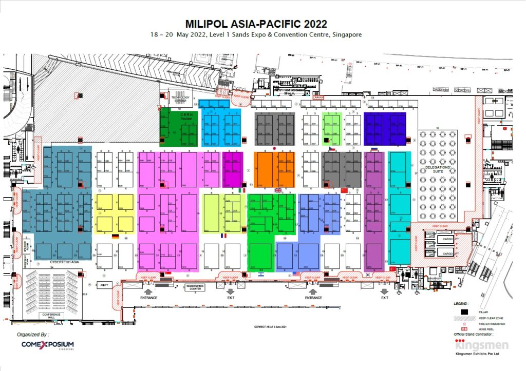 Floor Plan Milipol AsiaPacific