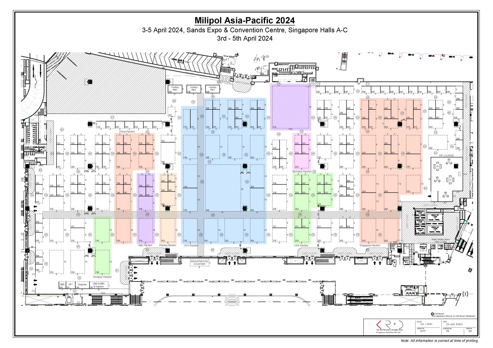 Floor Plan 2024 Milipol AsiaPacific