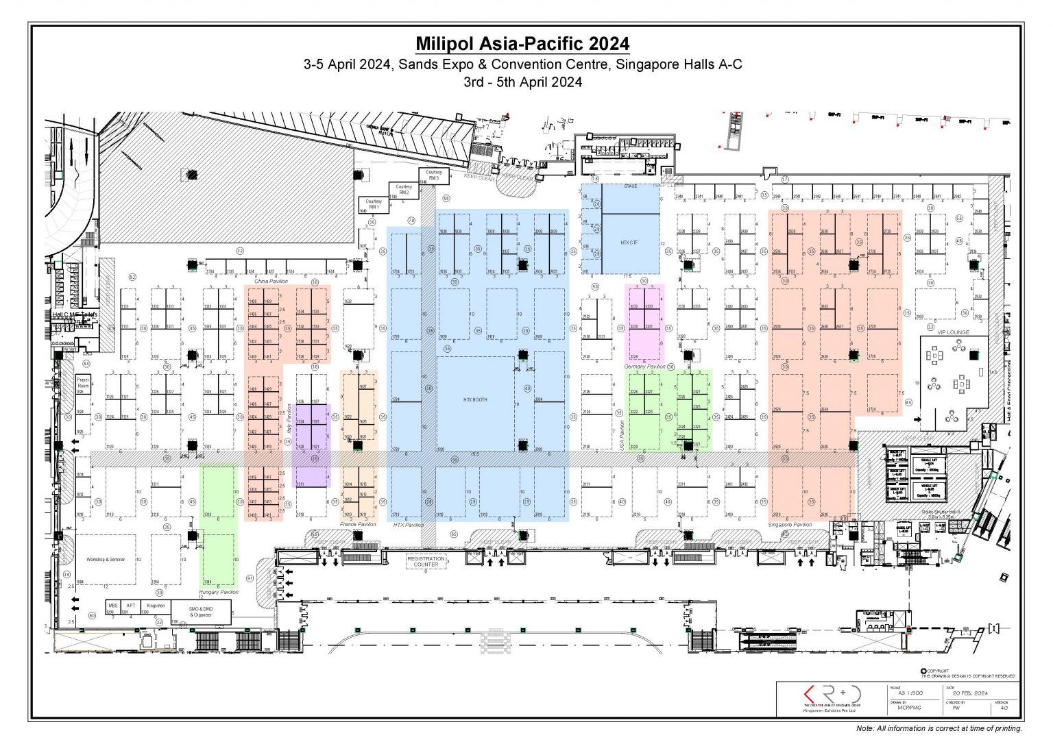 Floor Plan 2024 Milipol AsiaPacific